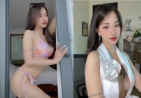 O vídeo quente de Linh Truong toca música de dança em Ha Long Bay
