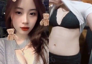 A bunda de Duong Thi Minh é atraente e deliciosa