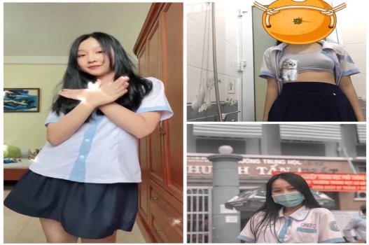Os alunos da Huynh Tan High School postaram uma imagem sexy