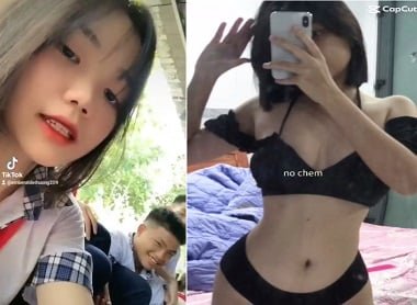 A aluna Nguyen Vy, ela é linda e sedutora, ela faz com que os outros se sintam animados e felizes em ver sua área privada suave.