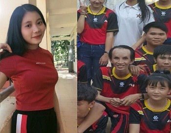 Professores no distrito de Duc Co Gia Lai postaram um clipe de mais de 18 anos com os alunos